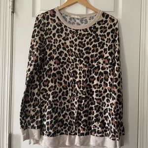 Long Sleeve Leopard 🐆 Top